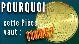 Cette Pièce de 50 CENT VAUT plus de 1100€ ! vérifiez bien dans Vos Porte monnaies