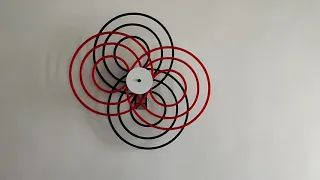 DIY Kinetic Sculpture (Infinity/mystery) driven by force spring