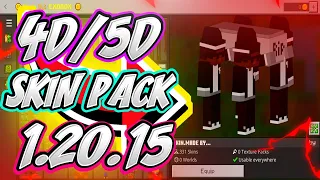 4D/5D Skin Pack for Minecraft PE 1.20.15 | Working on Servers | Android, iOS & PC