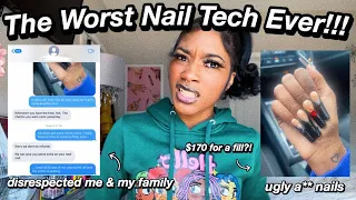 STORYTIME: FINALLY EXPOSING MY NAIL TECH *WITH RECEIPTS*  | Localblackchild