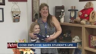 CCSD instructor saves student's life