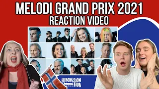 Norway | Melodi Grand Prix 2021 (Reaction Video) | Eurovision Hub