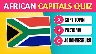 Guess The Capital City Of The Country AFRICA (Easy, Medium, Hard) |  Capital City Quiz