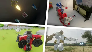 Brickmecha LEGO robot transformers animation compilation 36