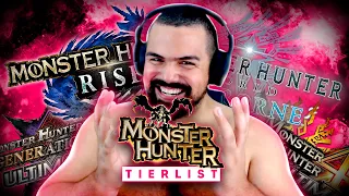 HORA DA VERDADE! Hora da TierList da Franquia de Monster Hunter!