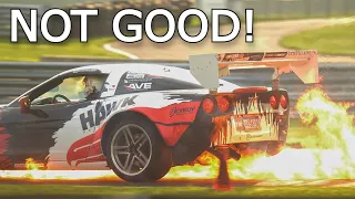 Time Attack Corvette Blows Up on Track! (POV Track Day at NJMP Lightning)