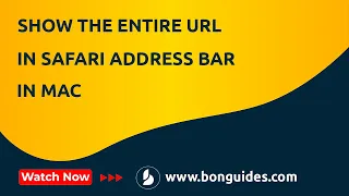 How to Show the Entire URL in Safari Address Bar in Mac | Show the Full URL in Safari Address Bar
