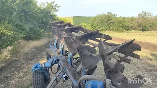 Куда двигать приплужники. Плуг Lemken  5+1