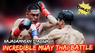 Incredible Muay Thai Battle In RWS Rajadamnern Stadium Sakulchailek Vs Hamza
