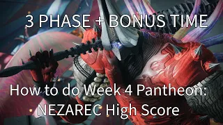 Pantheon: Nezarec Sublime | HOW TO DO NEZAREC HIGH SCORE