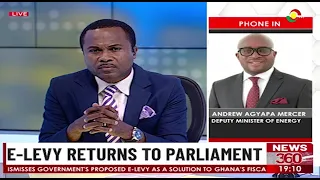 Sekondi MP, Andrew Mercer speaks on the return of E Levy as Parliament resumes