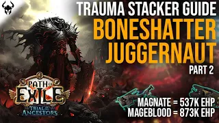 GET TO 1000 DEPTH IN DELVE! - Boneshatter Jugg - Mageblood and Magnate Version | [PoE 3.22]