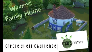 TheSims4 Circle Shell Challenge - Windmill Family Home (Speedbuild)