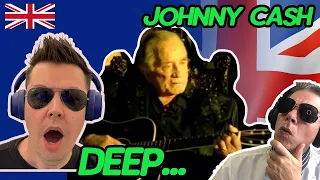 Johnny Cash - Hurt (BRITS REACTION!!!)