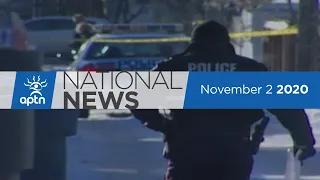 APTN National News November 2, 2020 – Crime rising in Saskatchewan, Ryan Reynolds surprises fan