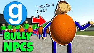 Brand New Bully Baldi's Basics in Education and Learning Chasing NPCS Gmod Garry's Mod Sandbox