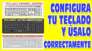 configurar teclado windows 10 - Cambiar Idioma del Teclado