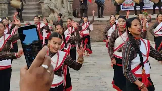 A Grand Historic  Dhime Dance Performance at Tamari Square | Biska Jatra | Nyatapola | #g_thenext |