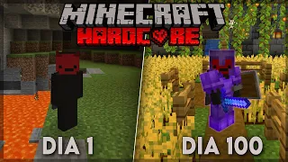 100 DIAS EM UM MUNDO SÓ DE CAVERNAS NO MINECRAFT HARDCORE (1.17.1)