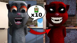 What If Juan Take 10 Time a Posion - Juan Became a Demon - Talking Juan