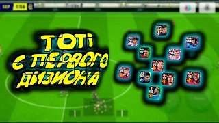 ТОП С ПЕРВОГО ДИВИЗИОНА eFootball 2024