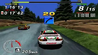 Sega Rally Championship Toyota Celica GT Four WRC PS2 Gameplay