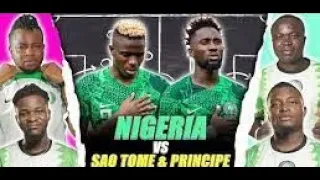 Nigeria vs Sao Tome 6-0 THRILLER. Highlights & Goals 2023 with Osimhen Hat-Trick AFCON QUALIFIERS