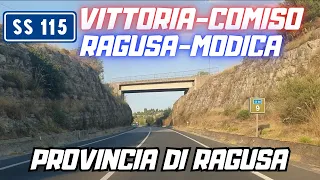 SS115 Sud Occidentale Sicula | viaggio da VITTORIA a MODICA attraverso Comiso e Ragusa - Tour IBLEO