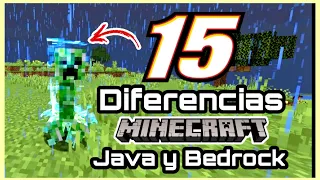 🔴15 INCREIBLES Diferencias entre Minecraft Java Vs Bedrock🔴 | Java vs Bedrock #2