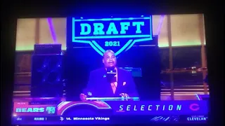 BEARS DRAFT JUSTIN FIELDS. (fan reaction)