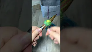 🧶winding a center-pull ball of yarn with a 15 mm knitting needle 🧶 does it work?