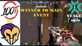 100T vs NOBLE All HIGHLIGHT VCT Challengers 1 NA   Stage 3   Open Qualifier