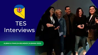 TES Interviews: Albina & Familja Kelmendi (Albania 2023) at Eurovision in Concert