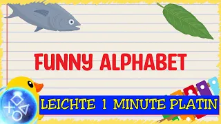 FUNNY ALPHABET  | Super Leichte Platin in 1 Minute 🏆 | Trophäen & Achievement Guide | PS4/PS5