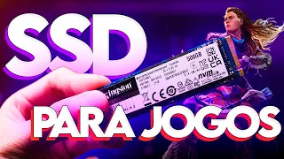 Comprei um SSD só para JOGOS pro meu notebook! SSD NVMe Kingston NV1