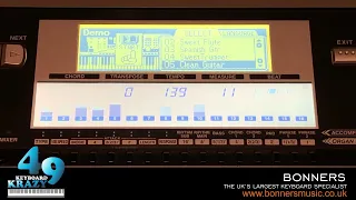 Yamaha PSR-740 Keyboard - 10 Demonstration Songs