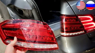 How to Remove or Replace the Rear Tail Light on Mercedes W212, W207 / Remove back headlight W212