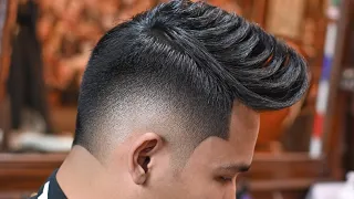 Perfect Burst Skin Fade and Fohawk Haircut - Barber Tutorial_Mens Hairstyle