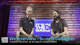 We Interview - Scott O’Gallagher (Creative Director at EA Sports) about College Football 25! #CFB25