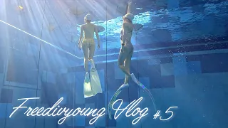 eng) Freediving vlog | 햇살맛집 딥스테이션 | 펀다이빙의 길