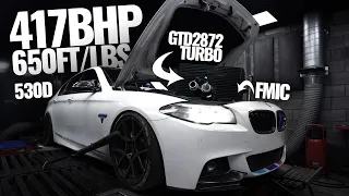 417BHP BMW 530D! 😈 BIG Turbo, Intercooler + Remap!