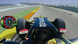 Assetto Corsa F1 2010 mod - Robert Kubica Onboard Valencia