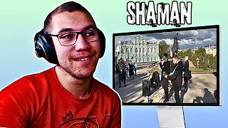 Reacting To SHAMAN — Я РУССКИЙ (с уличными музыкантами в Рязани)!!!