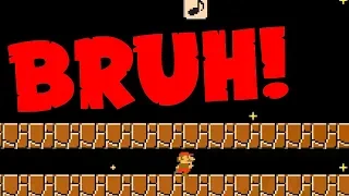 Super Mario Maker 2 🔧 The Biggest Bruh moment ever 🔧 SpongeBob