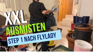 Du kannst keine Ordnung reinbringen, wenn zu viel da ist! Also weg damit! Step 1 nach FlyLady 🗑️