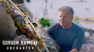 Laos' Traditional Way Of Barbequing Fish | Gordon Ramsay: Uncharted