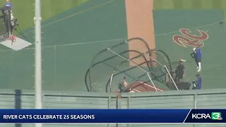 LIVE | LiveCopter3 is over a celebration for the River Cats' 25th season.