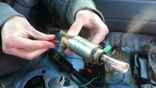 fix a SEIZED “fuel pump” WITHOUT dropping the gas tank (over driving the voltage)