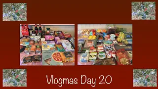 VLOGMAS DAY 20 Christmas Food Shopping #vlogmas #slimmingworld #Aldihaul #sainsburyshaul