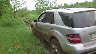 Mercedes ML на бездорожье